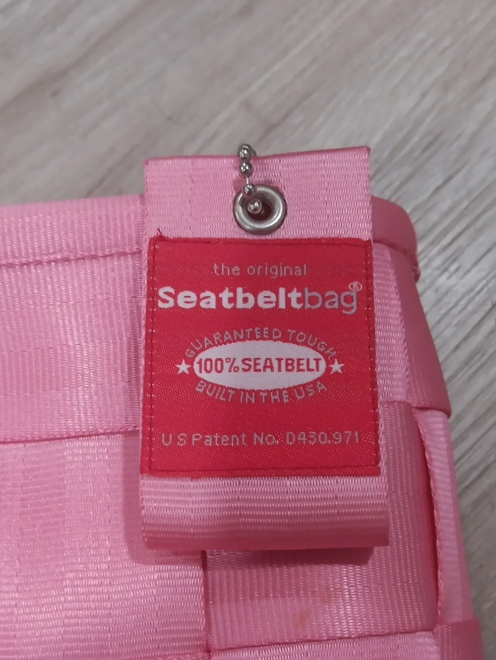 Harveys Pink Seatbelt Makeup Bag